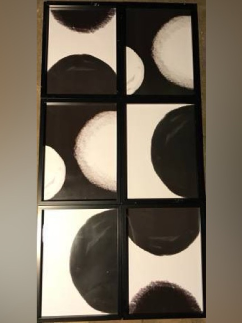 Modern Abstract Print Artwork (x6 Framed)
